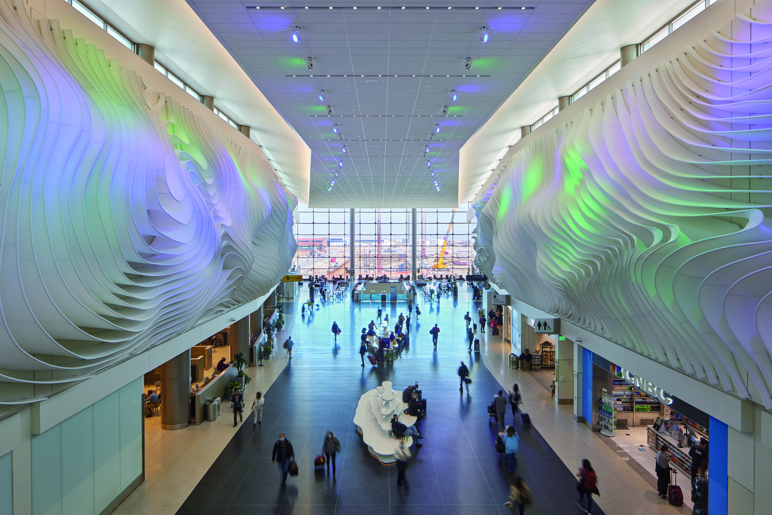 Salt Lake City International Airport Interior Atrium - Bruce Damonte Photography